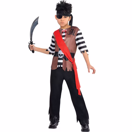 Piraten Kostüm Einäugiger Seeräuber Oskar für Kinder 4-10 Jahre Fasching Karneval Mottoparty Kinderfasching Halloween Piraten Kostüm Einäugiger Seeräuber Oskar für Kinder 4-10 Jahre Fasching Karneval Mottoparty Kinderfasching Halloween