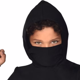 Ninja Kostüm Roter Ninja Drache für Kinder für Kinder 3-14 Jahre Krieger Kämpfer andere Länder Fasching Karneval Mottoparty Kinderfasching Kindergeburtstag