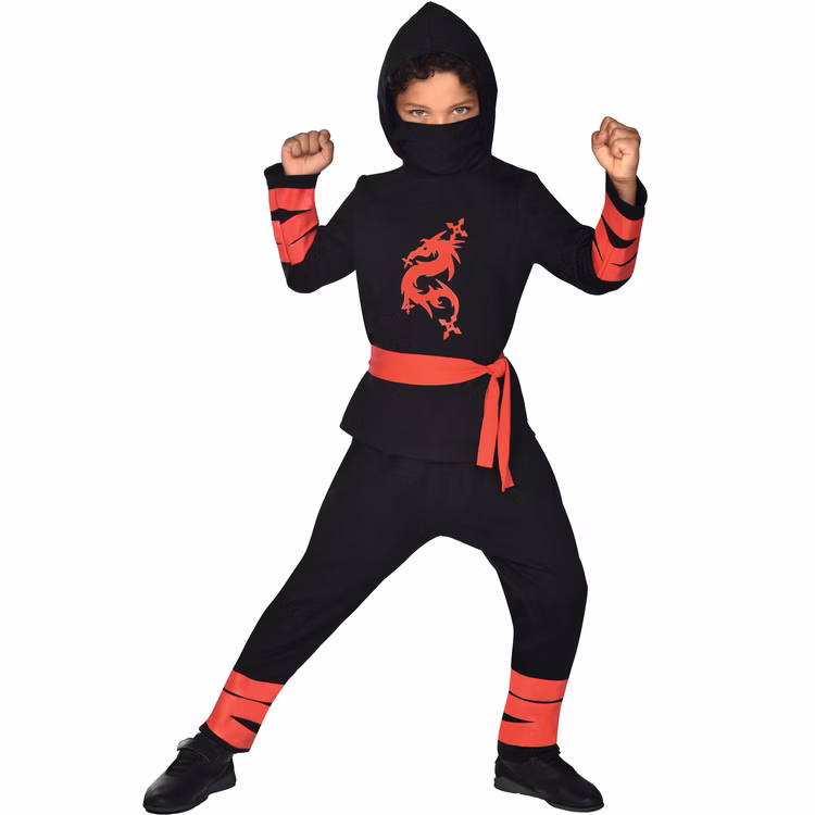 Ninja Kostüm Roter Ninja Drache für Kinder für Kinder 3-14 Jahre Krieger Kämpfer andere Länder Fasching Karneval Mottoparty Kinderfasching Kindergeburtstag Ninja Kostüm Roter Ninja Drache für Kinder für Kinder 3-14 Jahre Krieger Kämpfer andere Länder Fasching Karneval Mottoparty Kinderfasching Kindergeburtstag