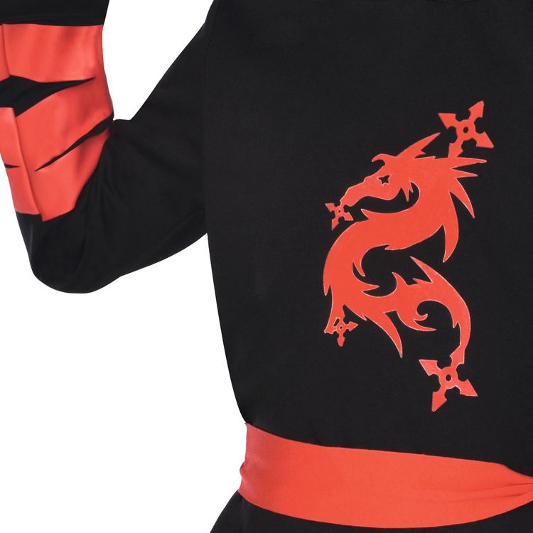 Ninja Kostüm Roter Ninja Drache für Kinder Ninja Kostüm Roter Ninja Drache für Kinder für Kinder 3-14 Jahre Krieger Kämpfer andere Länder Fasching Karneval Mottoparty Kinderfasching Kindergeburtstag