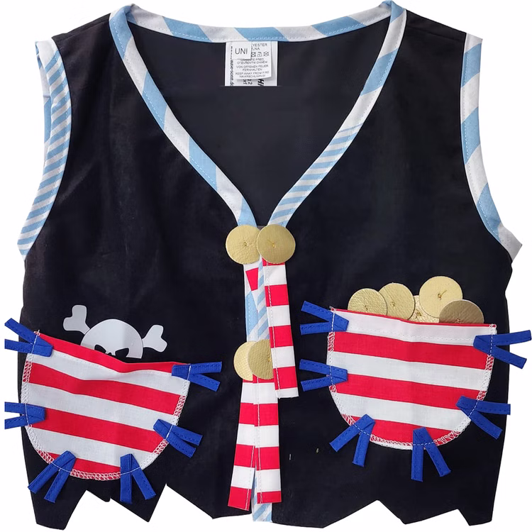 Piraten Kostüm Piratenweste mit Totenkopf-Motiv Hut & Augenklappe für Kinder 3-6 Jahre Seeräuber Fasching Karneval Mottoparty Kindergeburtstag Piraten Kostüm Piratenweste mit Totenkopf-Motiv Hut & Augenklappe für Kinder 3-6 Jahre Seeräuber Fasching Karneval Mottoparty Kindergeburtstag