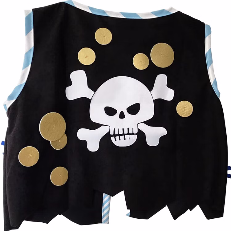Piraten Kostüm Piratenweste mit Totenkopf-Motiv Hut & Augenklappe für Kinder 3-6 Jahre Seeräuber Fasching Karneval Mottoparty Kindergeburtstag Piraten Kostüm Piratenweste mit Totenkopf-Motiv Hut & Augenklappe für Kinder 3-6 Jahre Seeräuber Fasching Karneval Mottoparty Kindergeburtstag