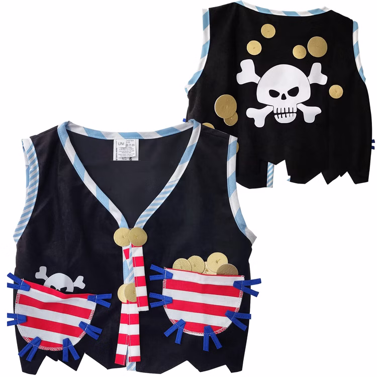 Piraten Kostüm Piratenweste mit Totenkopf-Motiv Hut & Augenklappe für Kinder 3-6 Jahre Seeräuber Fasching Karneval Mottoparty Kindergeburtstag Piraten Kostüm Piratenweste mit Totenkopf-Motiv Hut & Augenklappe für Kinder 3-6 Jahre Seeräuber Fasching Karneval Mottoparty Kindergeburtstag