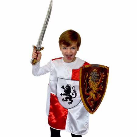 Ritter Kostüm Tapferer Ritter Leo Löwenherz für Kinder rot-weiß Ritter-Umhang Ritter-Rüstung Ritterfest Mittelalterfest Ritterturnier Rollenspiel Fasching Karneval Mottoparty Kindergeburtstag Kinderfasching Ritter Kostüm Tapferer Ritter Leo Löwenherz für Kinder rot-weiß Ritter-Umhang Ritter-Rüstung Ritterfest Mittelalterfest Ritterturnier Rollenspiel Fasching Karneval Mottoparty Kindergeburtstag Kinderfasching