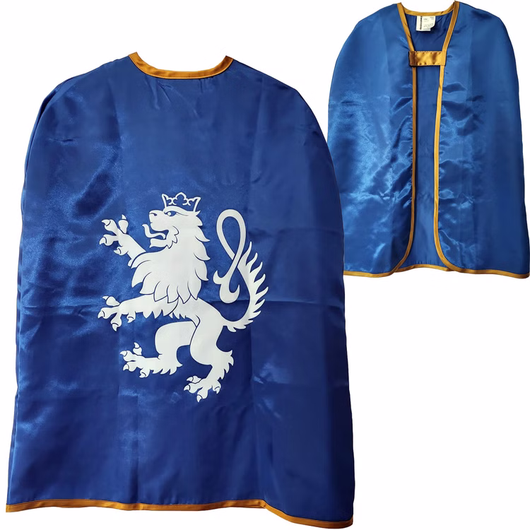 Ritter Kostüm Königs-Umhang blau 77 cm lang mit Löwen-Emblem für Kinder Ritter-Umhang Ritterfest Mittelalterfest Ritterturnier Rollenspiel Fasching Karneval Mottoparty Kindergeburtstag Kinderfasching Ritter Kostüm Königs-Umhang blau 77 cm lang mit Löwen-Emblem für Kinder Ritter-Umhang Ritterfest Mittelalterfest Ritterturnier Rollenspiel Fasching Karneval Mottoparty Kindergeburtstag Kinderfasching