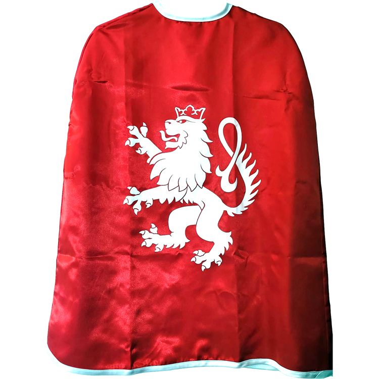 Ritter Kostüm Königs-Umhang rot 77 cm lang mit Löwen-Emblem für Kinder Ritter Kostüm Königs-Umhang rot 77 cm lang mit Löwen-Emblem für Kinder Ritter-Umhang Ritterfest Mittelalterfest Ritterturnier Rollenspiel Fasching Karneval Mottoparty Kindergeburtstag Kinderfasching