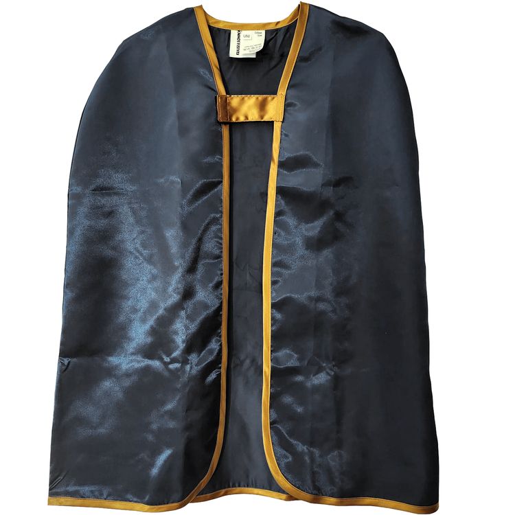 Ritter Kostüm Schwarzer Ritter Umhang 77 cm mit goldenem Löwen-Emblem für Kinder Ritter Kostüm Schwarzer Ritter Umhang 77 cm mit goldenem Löwen-Emblem für Kinder Ritter-Umhang Ritterfest Mittelalterfest Ritterturnier Rollenspiel Fasching Karneval Mottoparty Kindergeburtstag Kinderfasching