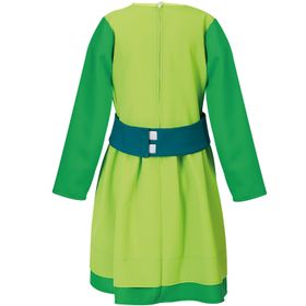 Petronella Apfelmus Kostüm Apfelhexe für Kinder Gr. 104-140 Kleid grün Lizenzkostüm Hexe Hexenkleid Hexenkostüm Fasching Karneval Mottoparty Kinderfasching Halloween