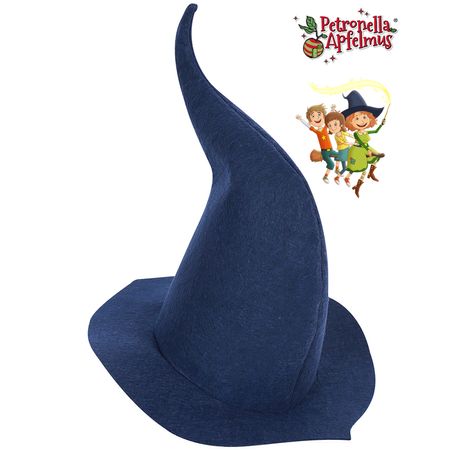 Hexenhut blau Petronella Apfelmus KW 56 cm für Kinder