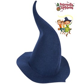 Hexenhut blau Petronella Apfelmus KW 56 cm für Kinder Kostüm-Zubehör Lizenzkostüm Hexen-Hut Hexe Fasching Karneval Mottoparty Kinderfasching Halloween