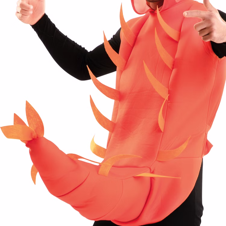 Shrimp Kostüm Garnele Gustav für Herren Gr. M/L orange Tier Tierkostüm Fasching Karneval Mottoparty Spaßkostüm Shrimp Kostüm Garnele Gustav für Herren Gr. M/L orange Tier Tierkostüm Fasching Karneval Mottoparty Spaßkostüm