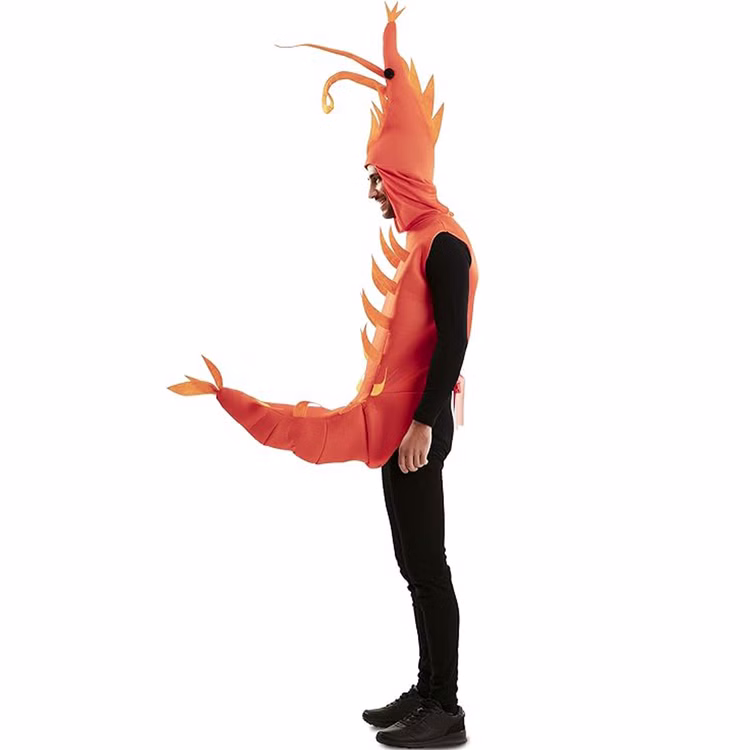 Shrimp Kostüm Garnele Gustav für Herren Gr. M/L orange Tier Tierkostüm Fasching Karneval Mottoparty Spaßkostüm Shrimp Kostüm Garnele Gustav für Herren Gr. M/L orange Tier Tierkostüm Fasching Karneval Mottoparty Spaßkostüm