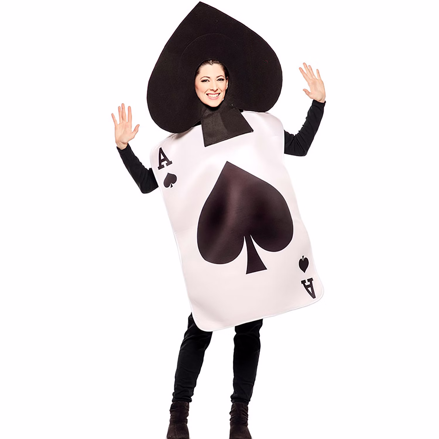 Spielkarten Kostüm Ass Kartenblatt für Erwachsene Gr. M/L rot schwarz Fasching Karneval Mottoparty Paarkostüm Gruppenkostüm Spielkarten Kostüm Ass Kartenblatt für Erwachsene Gr. M/L rot schwarz Fasching Karneval Mottoparty Paarkostüm Gruppenkostüm
