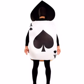 Spielkarten Kostüm Ass Kartenblatt für Erwachsene Gr. M/L rot schwarz Fasching Karneval Mottoparty Paarkostüm Gruppenkostüm Spielkarten Kostüm Ass Kartenblatt für Erwachsene Gr. M/L rot schwarz Fasching Karneval Mottoparty Paarkostüm Gruppenkostüm