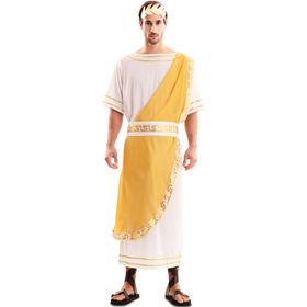 Römischer Kaiser Kostüm Imperator Gold für Herren Gr. M/L Antike Grieche Fasching Karneval Mottoparty