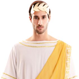 Römischer Kaiser Kostüm Imperator Gold für Herren Gr. M/L Antike Grieche Fasching Karneval Mottoparty