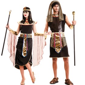 Ägypter Kostüm Pharao Ramses III. für Herren Gr. M/L Antike Fasching Karneval Mottoparty Paarkostüm