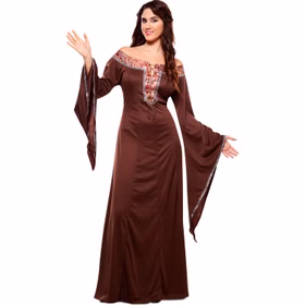 Mittelalter Kostüm Hofdame Adele für Damen Gr. S-L Kleid braun Fasching Karneval Mottoparty Mittelaltermode Ritterturnier Mittelalterfest Mittelalter Kostüm Hofdame Adele für Damen Gr. S-L Kleid braun Fasching Karneval Mottoparty Mittelaltermode Ritterturnier Mittelalterfest