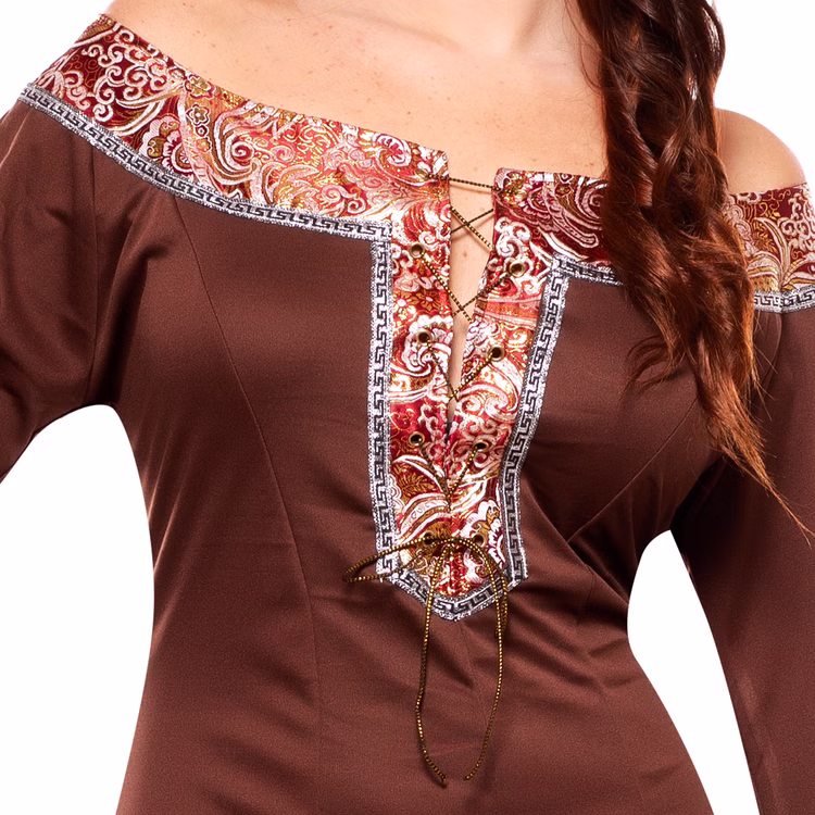 Mittelalter Kostüm Hofdame Adele für Damen Gr. S-L Kleid braun Fasching Karneval Mottoparty Mittelaltermode Ritterturnier Mittelalterfest Mittelalter Kostüm Hofdame Adele für Damen Gr. S-L Kleid braun Fasching Karneval Mottoparty Mittelaltermode Ritterturnier Mittelalterfest