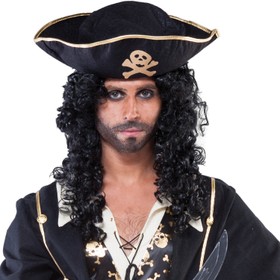 Piraten Kostüm Seeräuber Kapitän Black Flint Deluxe für Herren Fasching Karneval Mottoparty 