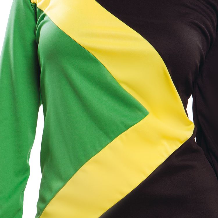 Jamaika Bob Kostüm Cool Dudes für Erwachsene Gr. S-L bunt Sport Fasching Karneval Mottoparty Andere Länder Olympia