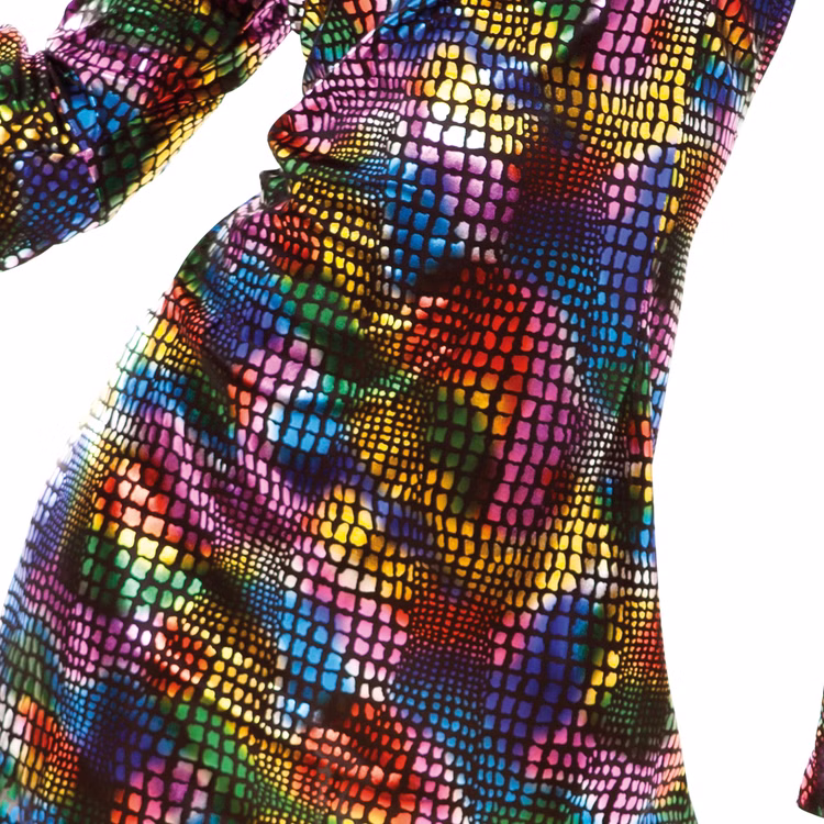 70er Jahre Kostüm Disco Woman Nicole für Damen Gr. M/L Kleid bunt Retro Fasching Karnval Mottoparty Schlagermove 70er Jahre Kostüm Disco Woman Nicole für Damen Gr. M/L Kleid bunt Retro Fasching Karnval Mottoparty Schlagermove