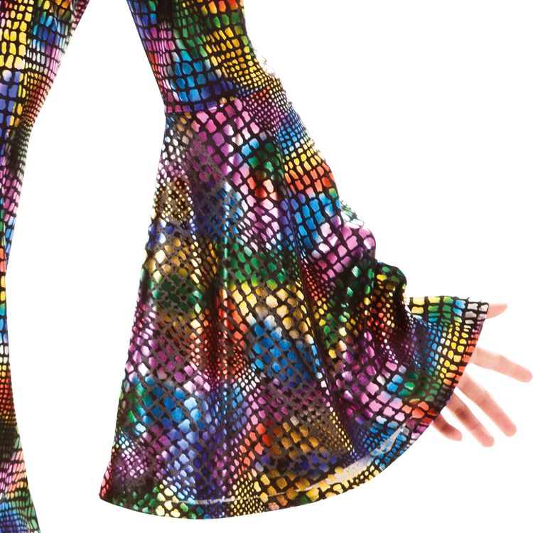 70er Jahre Kostüm Disco Woman Nicole für Damen 70er Jahre Kostüm Disco Woman Nicole für Damen Gr. M/L Kleid bunt Retro Fasching Karnval Mottoparty Schlagermove
