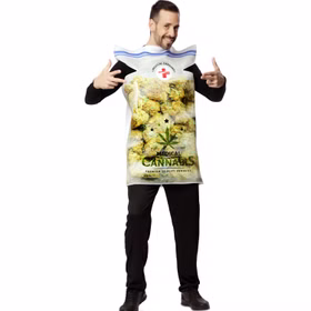 Cannabis Kostüm Medizinisches Hanf für Erwachsene Gr. M/L Unisex Fasching Karneval Mottoparty Paarkostüm Gruppenkostüm Kiffen Cannabis Kostüm Medizinisches Hanf für Erwachsene Gr. M/L Unisex Fasching Karneval Mottoparty Paarkostüm Gruppenkostüm Kiffen
