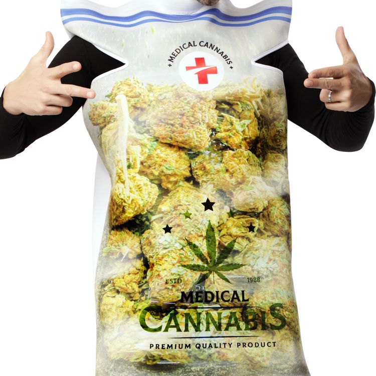 Cannabis Kostüm Medizinisches Hanf für Erwachsene Cannabis Kostüm Medizinisches Hanf für Erwachsene Gr. M/L Unisex Fasching Karneval Mottoparty Paarkostüm Gruppenkostüm Kiffen