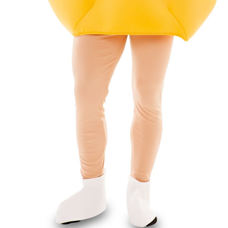 Gelbe Schokolinse Kostüm Sweet Candy für Erwachsene Gr. M/L rot Fasching Karneval Mottoparty Unisex-Kostüm Paarkostüm Gruppenkostüm Lebensmittel Süßigkeit