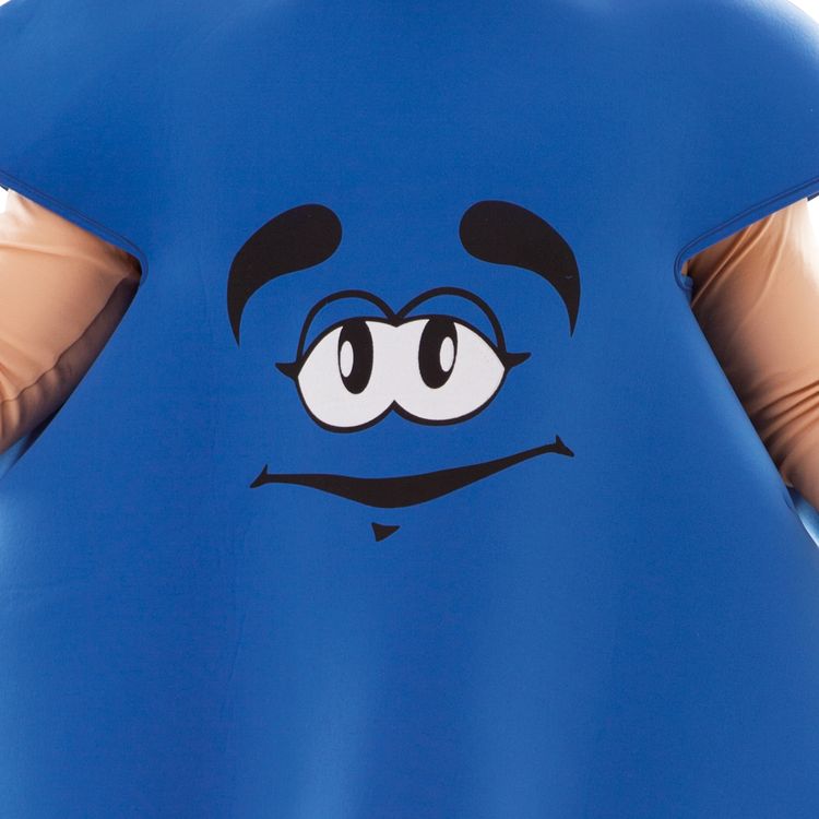 Blaue Schokolinse Kostüm Sweet Candy für Erwachsene Blaue Schokolinse Kostüm Sweet Candy für Erwachsene Gr. M/L rot Fasching Karneval Mottoparty Unisex-Kostüm Paarkostüm Gruppenkostüm Lebensmittel Süßigkeit