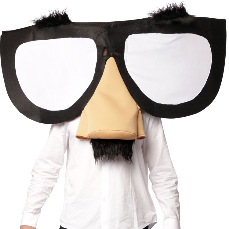 Riesen Nasen Kostüm Mr. Big Nose für Herren Gr. M/L Spaßkostüm Fasching Karneval Mottoparty Party-Gag Spaßkostüm