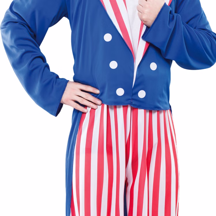 Onkel Sam Kostüm Mr. National USA für Herren Gr. M/L rot laut Amerika Historisch Fasching Karneval Mottoparty Onkel Sam Kostüm Mr. National USA für Herren Gr. M/L rot laut Amerika Historisch Fasching Karneval Mottoparty