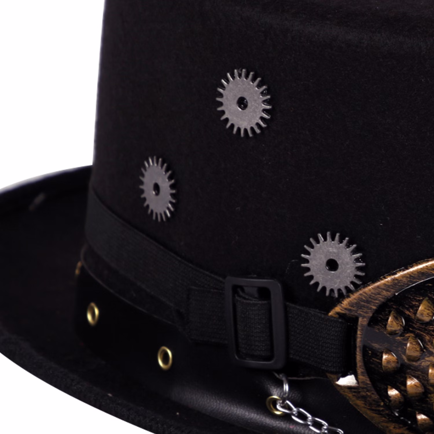Steampunk Zylinder schwarz mit Brille für Erwachsene Kostüm-Zubehör Hut Fasching Karneval Mottoparty Accessoire Gothic Steampunk Zylinder schwarz mit Brille für Erwachsene Kostüm-Zubehör Hut Fasching Karneval Mottoparty Accessoire Gothic