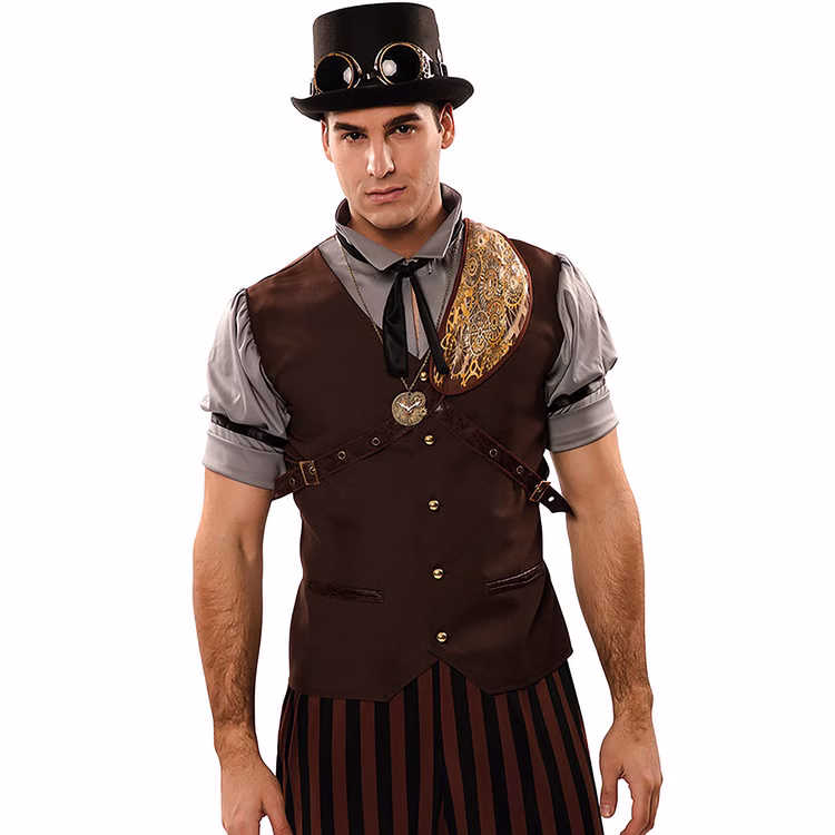 Steampunk Zylinder schwarz mit Brille für Erwachsene Kostüm-Zubehör Hut Fasching Karneval Mottoparty Accessoire Gothic Steampunk Zylinder schwarz mit Brille für Erwachsene Kostüm-Zubehör Hut Fasching Karneval Mottoparty Accessoire Gothic