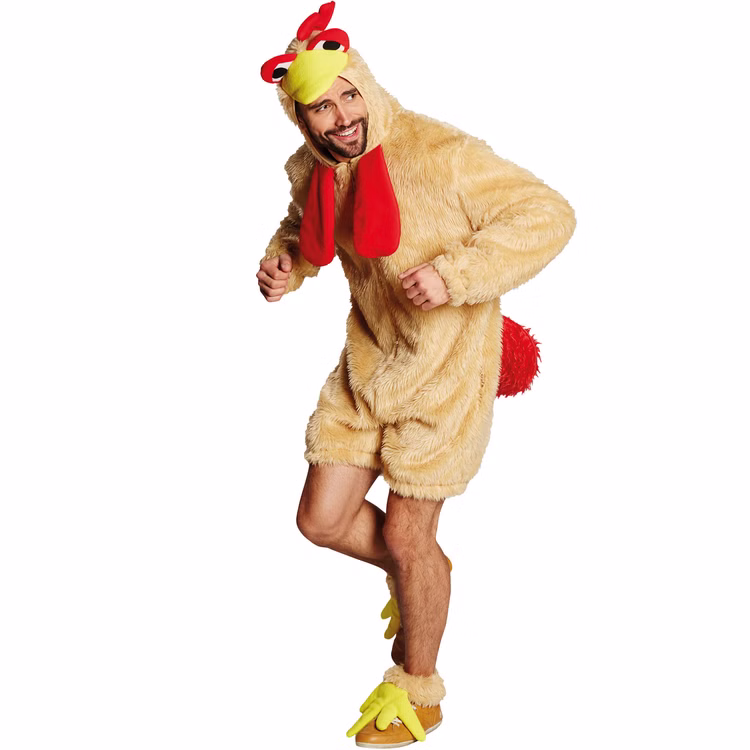 Hahn Kostüm Chris Chicken für Herren Gr. S-XXL braun Tier Tierkostüm Fasching Karneval Mottoparty Spaßkostüm Gruppenkostüm Paarkostüm Hahn Kostüm Chris Chicken für Herren Gr. S-XXL braun Tier Tierkostüm Fasching Karneval Mottoparty Spaßkostüm Gruppenkostüm Paarkostüm