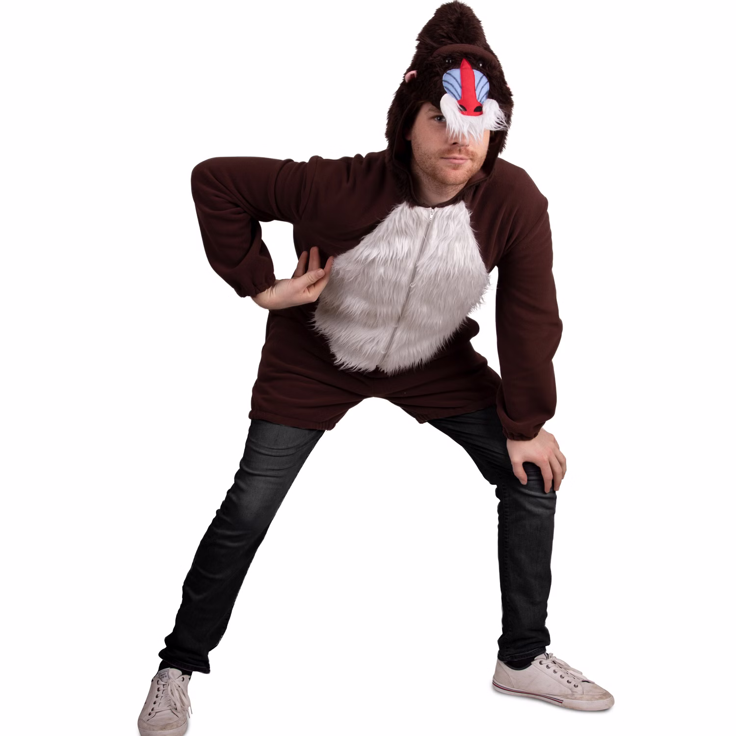 Affen Kostüm Mandrill Rafiki für Herren Gr. S-XL braun Tier Tierkostüm andere Länder Fasching Karneval Mottoparty Affen Kostüm Mandrill Rafiki für Herren Gr. S-XL braun Tier Tierkostüm andere Länder Fasching Karneval Mottoparty