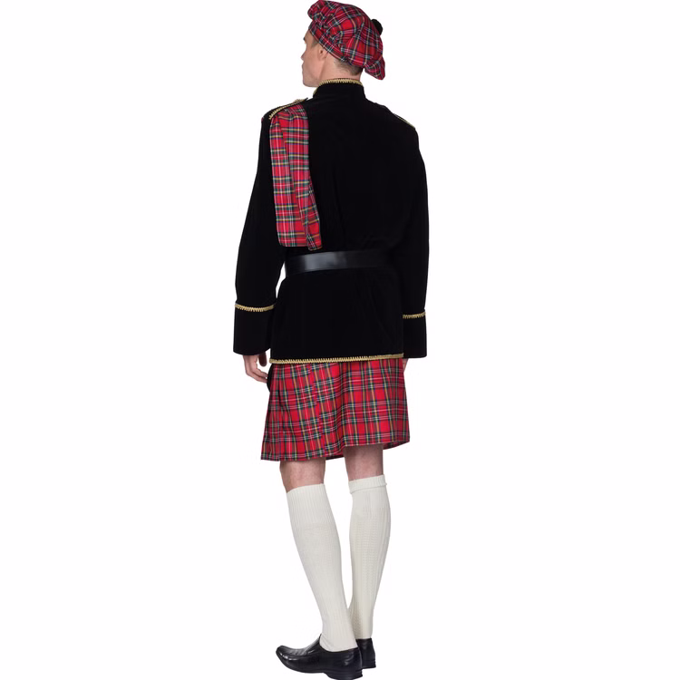 Schotten Kostüm Jamie Irvin für Herren Gr. 48-60 Kilt rot kariert Fasching Karneval Mottoparty andere Länder Schottland Paarkostüm Schotten Kostüm Jamie Irvin für Herren Gr. 48-60 Kilt rot kariert Fasching Karneval Mottoparty andere Länder Schottland Paarkostüm