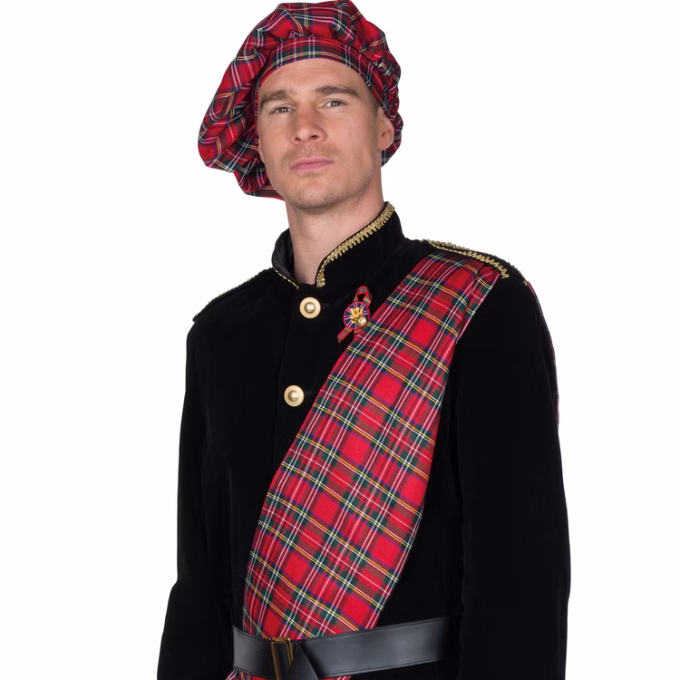 Schotten Kostüm Jamie Irvin für Herren Gr. 48-60 Kilt rot kariert Fasching Karneval Mottoparty andere Länder Schottland Paarkostüm Schotten Kostüm Jamie Irvin für Herren Gr. 48-60 Kilt rot kariert Fasching Karneval Mottoparty andere Länder Schottland Paarkostüm