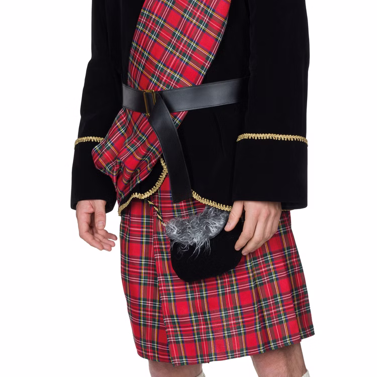 Schotten Kostüm Jamie Irvin für Herren Gr. 48-60 Kilt rot kariert Fasching Karneval Mottoparty andere Länder Schottland Paarkostüm Schotten Kostüm Jamie Irvin für Herren Gr. 48-60 Kilt rot kariert Fasching Karneval Mottoparty andere Länder Schottland Paarkostüm