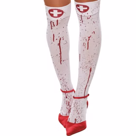 Krankenschwester Kostüm Halloween Bloody Nurse für Damen Gr. 34-42 Kleid Fasching Karneval Mottoparty Paarkostüm