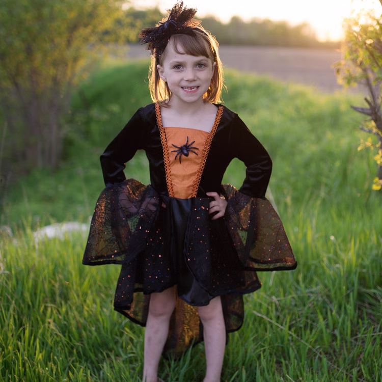 Hexen Kostüm Sybille Halloween mit Haarreif für Kinder 3-8 Jahre Kleid Fasching Karneval Mottoparty Kinderfasching Halloween-Party Hexen Kostüm Sybille Halloween mit Haarreif für Kinder 3-8 Jahre Kleid Fasching Karneval Mottoparty Kinderfasching Halloween-Party
