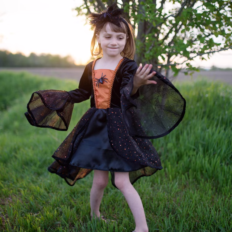 Hexen Kostüm Sybille Halloween mit Haarreif für Kinder 3-8 Jahre Kleid Fasching Karneval Mottoparty Kinderfasching Halloween-Party Hexen Kostüm Sybille Halloween mit Haarreif für Kinder 3-8 Jahre Kleid Fasching Karneval Mottoparty Kinderfasching Halloween-Party