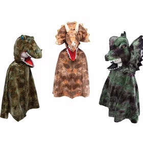 Dinosaurier Kostüm Dilophosaurus Echse für Kinder 4-8 Jahre grün Tier Fasching Karneval Mottoparty Kinderfasching Dino Saurier Dino-Kostüm Urzeit