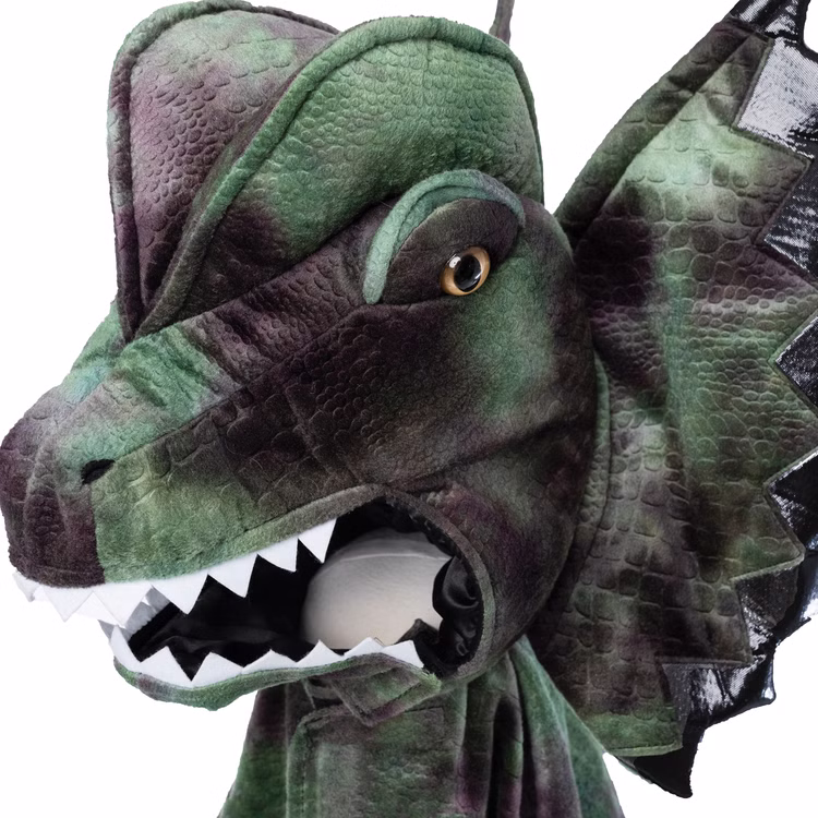Dinosaurier Kostüm Dilophosaurus Echse für Kinder 4-8 Jahre grün Tier Fasching Karneval Mottoparty Kinderfasching Dino Saurier Dino-Kostüm Urzeit Dinosaurier Kostüm Dilophosaurus Echse für Kinder 4-8 Jahre grün Tier Fasching Karneval Mottoparty Kinderfasching Dino Saurier Dino-Kostüm Urzeit