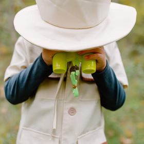 Naturforscher Kostüm Ranger Finn mit Zubehör für Kinder 5-6 Jahre Beruf Paläontologe Forscher Fasching Karneval Mottoparty Kinderfasching Rollenspiel Kostüm-Zubehör Spielzeug Insekten-Beobachtungsglas 