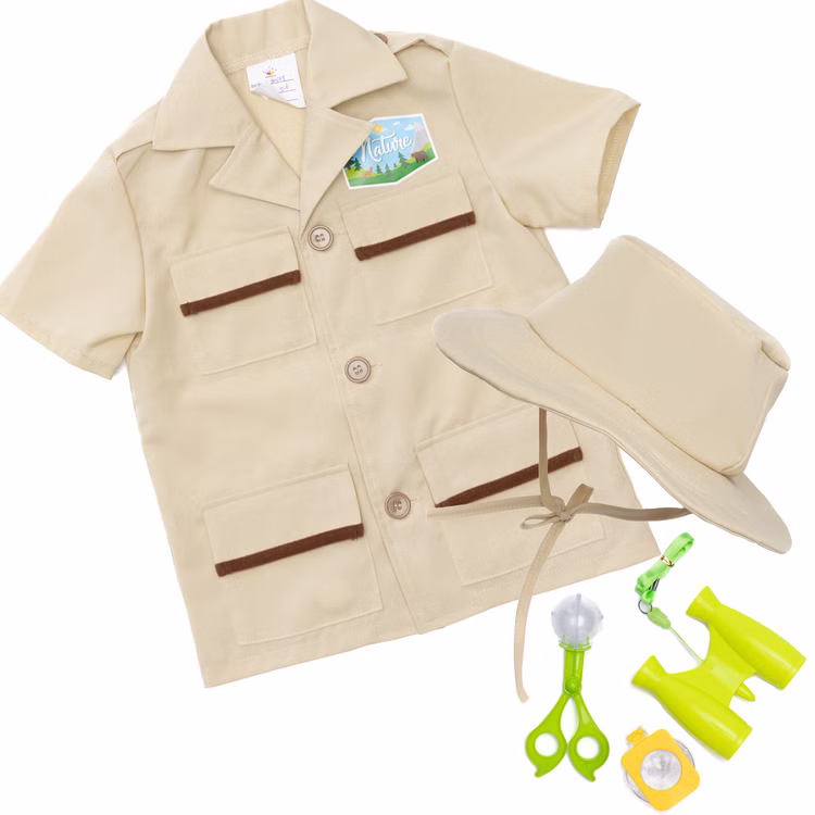 Naturforscher Kostüm Ranger Finn mit Zubehör für Kinder 5-6 Jahre Beruf Paläontologe Forscher Fasching Karneval Mottoparty Kinderfasching Rollenspiel Kostüm-Zubehör Spielzeug Insekten-Beobachtungsglas Naturforscher Kostüm Ranger Finn mit Zubehör für Kinder 5-6 Jahre Beruf Paläontologe Forscher Fasching Karneval Mottoparty Kinderfasching Rollenspiel Kostüm-Zubehör Spielzeug Insekten-Beobachtungsglas