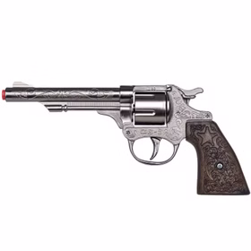 Cowboy Pistole 21 cm inkl. 144 Schuss-Munition Spielzeug-Revolver Kostüm-Zubehör Kinder-Spielzeug Cowboy Wilder Westen Western Fasching Karneval Mottoparty Kinderfasching Cowboy Pistole 21 cm inkl. 144 Schuss-Munition Spielzeug-Revolver Kostüm-Zubehör Kinder-Spielzeug Cowboy Wilder Westen Western Fasching Karneval Mottoparty Kinderfasching