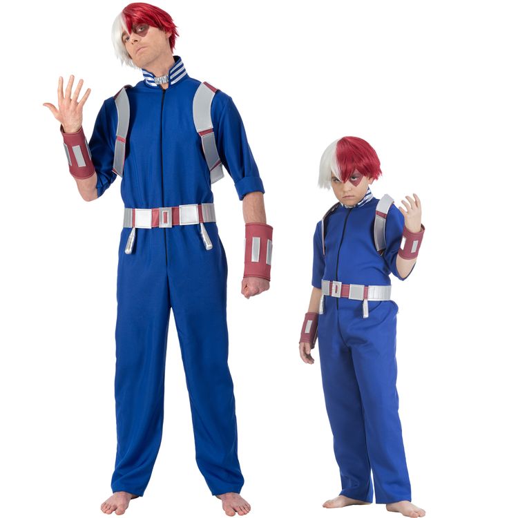 My Hero Academia Kostüm Shoto Todoroki für Herren My Hero Academia Kostüm Shoto Todoroki für Herren Gr. S-L blau Manga Anime Filmheld Serienheld Comic Fasching Karnevak Mottoparty Gruppenkostüm Cosplay