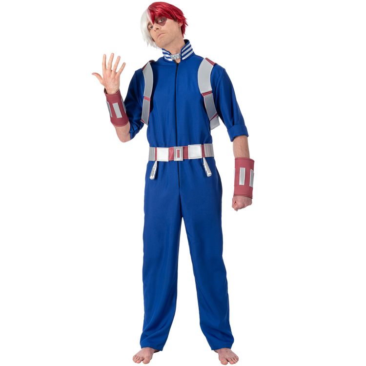 My Hero Academia Kostüm Shoto Todoroki für Herren My Hero Academia Kostüm Shoto Todoroki für Herren Gr. S-L blau Manga Anime Filmheld Serienheld Comic Fasching Karnevak Mottoparty Gruppenkostüm Cosplay